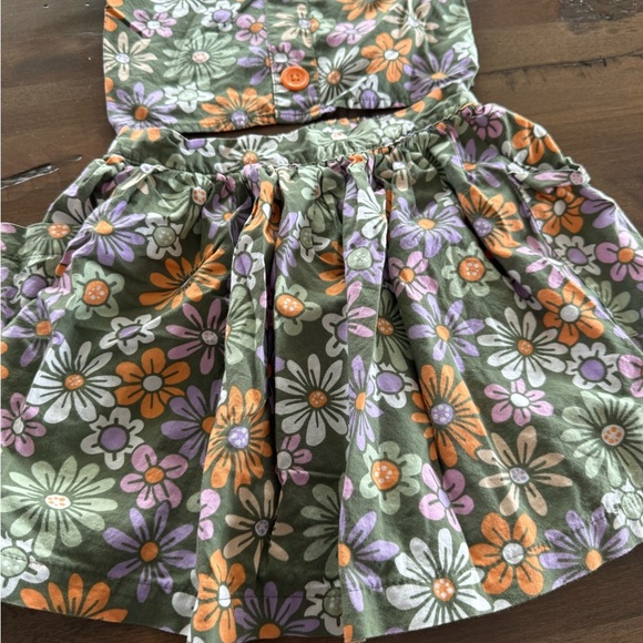 Peanuts Brand floral skirt and tank top set. Girl’s size 5T. Very cute set! - Picture 2 of 5
